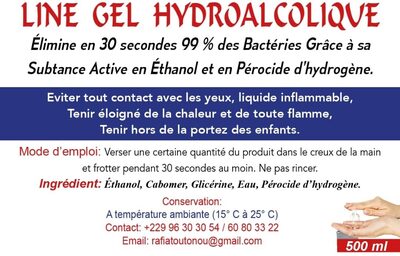 Line gel hydroalcoolique