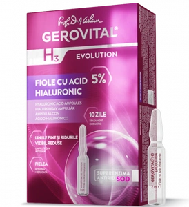 Gerovital Fiole Cu Acid Hialuronic 5%