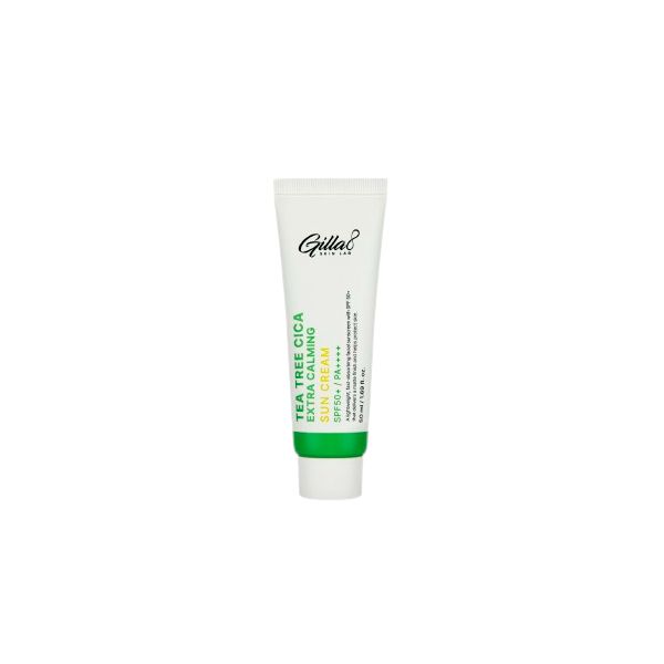 Gilla8 Tea Tree Cica Extra Calming Sun Cream SPF50+ PA++++ - 50ml