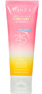 Ginza Invisible Sunnydays UV Shield Sunscreen Gel SPF 45 Pa+++