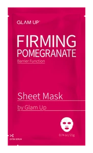 GLAM UP Firming Pomegranate Sheet Mask