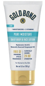 Gold Bond Pure Moisture Body And Face Lotion