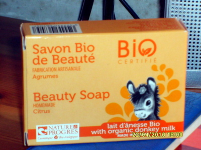 Savon Bio de beauté Agrumes Lait d'anesse Bio