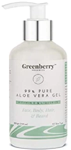 Greenberry Pure Aloe Vera Gel With Vitamin E And Liquorice