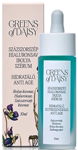 Greens of Daisy Hialuron Szérum Ibolya És Szalmagyopár Kivonattal
