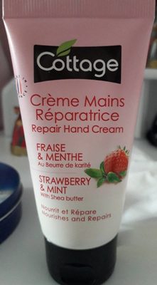 Crème mains réparatrice fraise & menthe