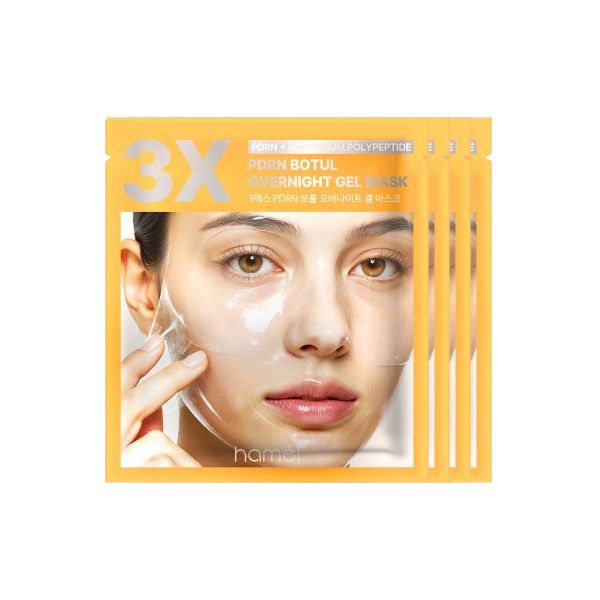 Hamel 3X PDRN Botul Overnight Gel Mask - 34g*4ea