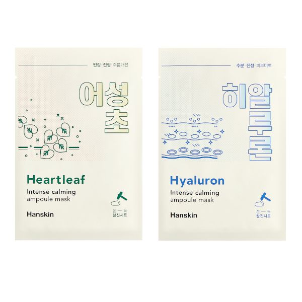 Hanskin Intense Calming Ampoule Mask - 1pc