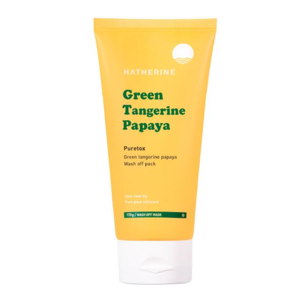 Hatherine Green Tangerine Papaya Wash Off Pack - 170g