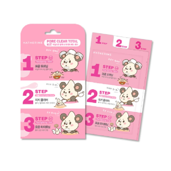 Hatherine Pore Clear Total Kit - 6sheets