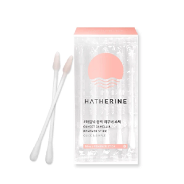 Hatherine Sunset Camellia Remover Stick - 50pcs