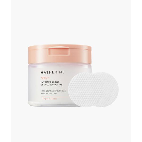 Hatherine Sunset One Kill Lip & Eye Remover Pad - 70pcs