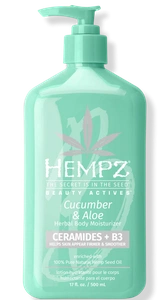 Hempz Beauty Actives Cucumber & Aloe Herbal Body Moisturizer With Ceramides + B3