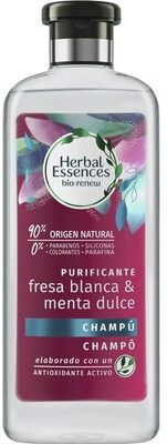 Champú purificante fresa blanca y menta dulce