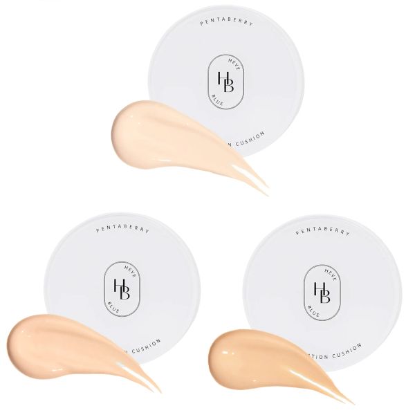 HEVEBLUE Penta Berry Panthenol Repair Glow Foundation Cushion - 15g