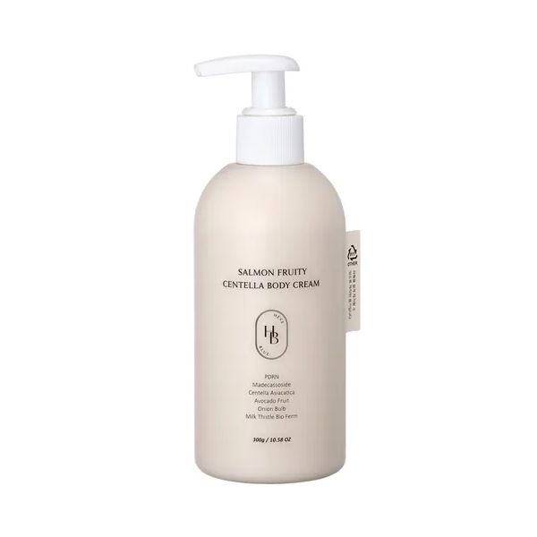 HEVEBLUE Salmon Fruity Centella Body Cream - 300g