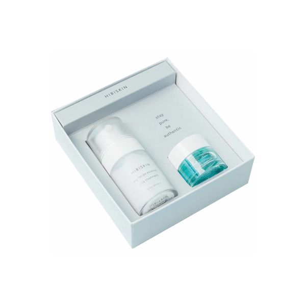 Hibiskin My Recipe Essence Cica Treatment & My Recipe Ampoule Glacier Shine Set - 40ml+10ml