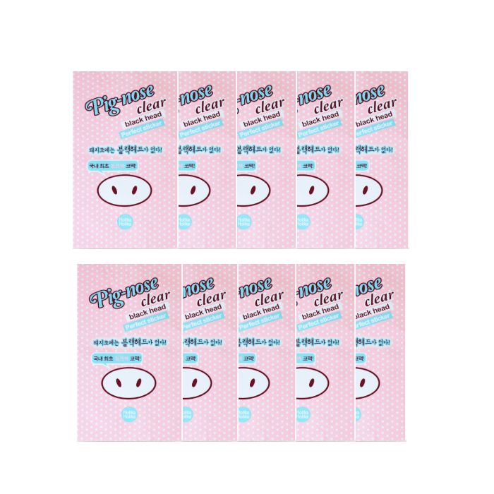Holika Holika Pig-nose Clear Black Head Perfect Sticker - 10ea Set