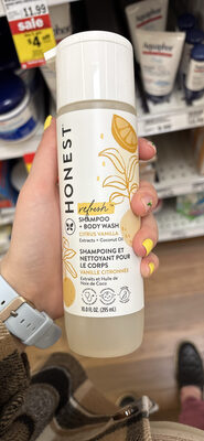 Refresh Shampoo + Body Wash Citrus Vanilla