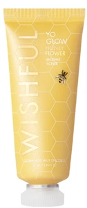 Huda Beauty Wishful Yo Glow Honey Flower Enzime Scrub