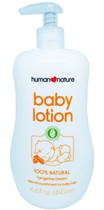 human  nature human nature Natural Baby Lotion Tangerine