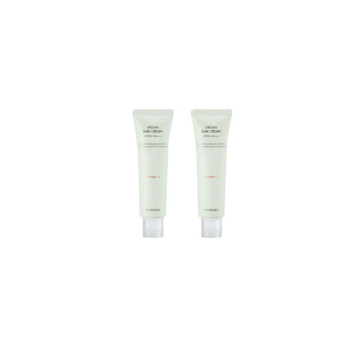 HYGGEE Vegan Sun Cream SPF50+ PA++++ - 50ml (2ea) Set