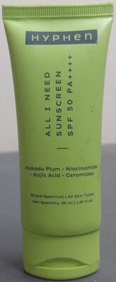 All I Need Sunscreen SPF 50 PA++++