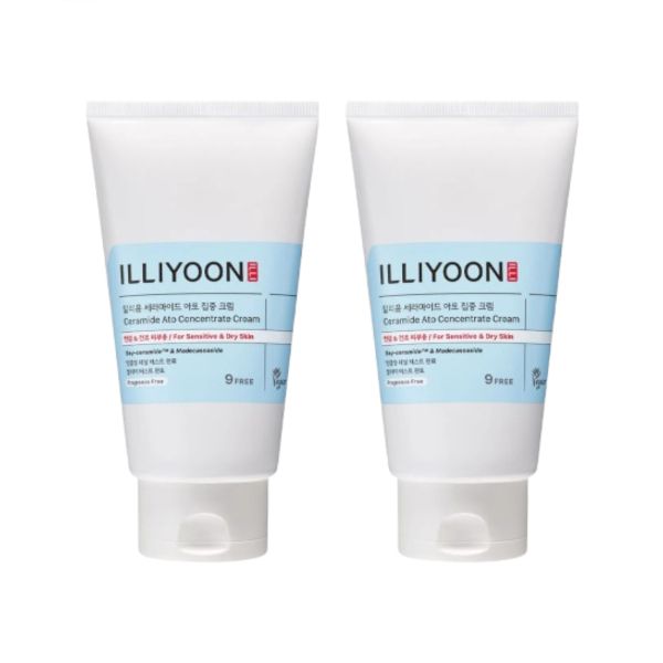 ILLIYOON Ceramide Ato Conentrate Cream Double Set - 150ml + 150ml