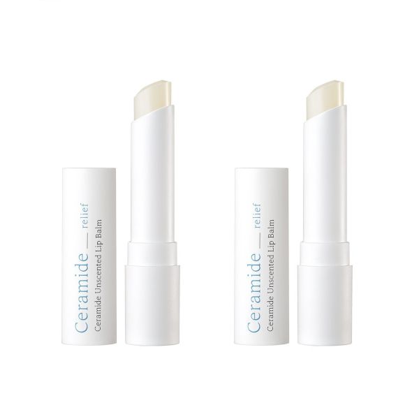 ILLIYOON Ceramide Relief Unscented Lip Balm Set - 3.2g*2pc