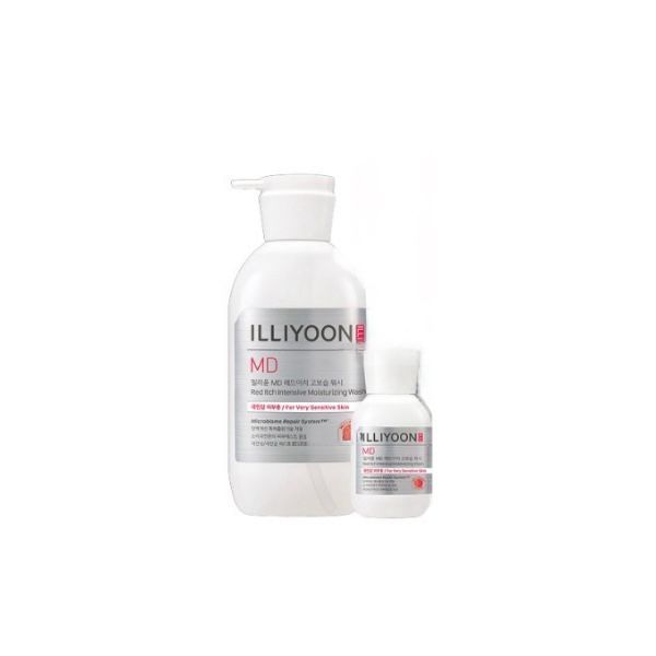 ILLIYOON MD Red Itch Intensive Moisturizing Wash Set - 470g+50g