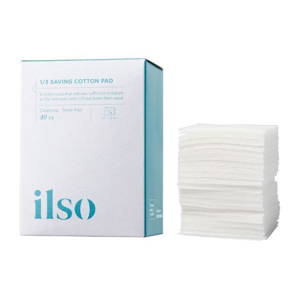 ILSO 1/3 Saving Cotton Pad - 40ea