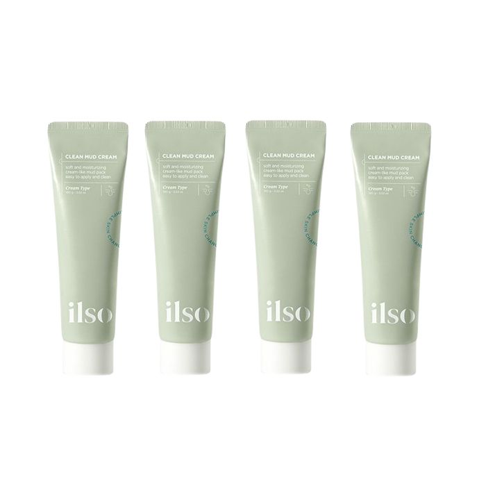 ILSO Clean Mud Cream - 100g (4ea) Set
