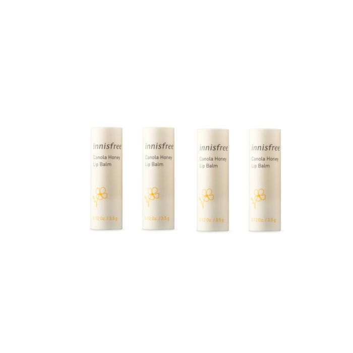 innisfree Canola Honey Lip Balm (4ea) Set