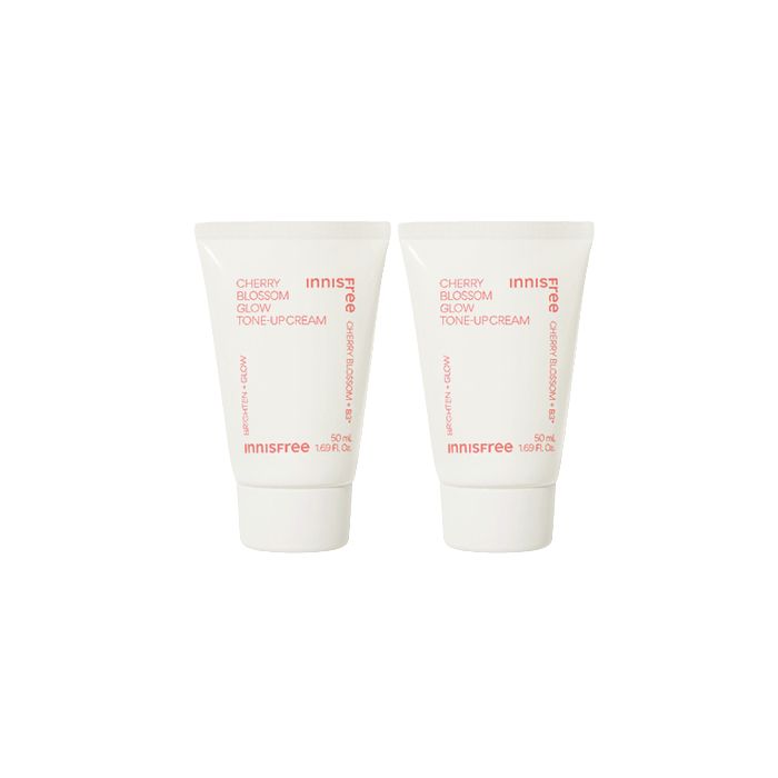 innisfree Cherry Blossom Glow Tone-up Cream 50ml (2ea) Set