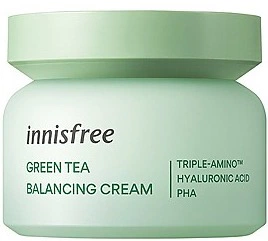 Green tea balancing cream