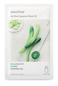 innisfree My Real Squeeze Mask Ex - Cucumber