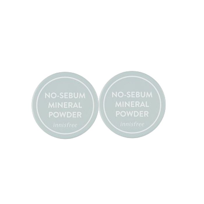 innisfree No Sebum Mineral Pact (2ea) Set