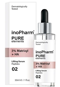 InoPharm Pure Elements Face Serum With 3% Matrixyl + Ha