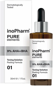 InoPharm Pure Elements Face Serum With 9% AHA+BHA