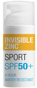 Invisible Zinc Sport Mineral Sunscreen SPF 50+
