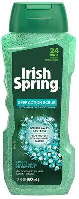 Deep Action Scrub Men's Exfoliating Face & Body Wash