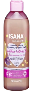 Isana 2in1 Volumen Shampoo & Spülung Veilchen-Extrakt & Bio-Bambus-Extrakt