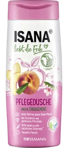 Isana liebt die Erde Pflegedusche Pfirsch
