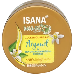 Isana liebt die Erde Zucker-Öl-Peeling Arganöl