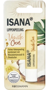 Isana Lippenpeeling Stift Vanille Cocos