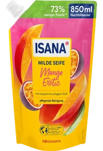 Isana Milde Seife Mango Nachfüllbeutel