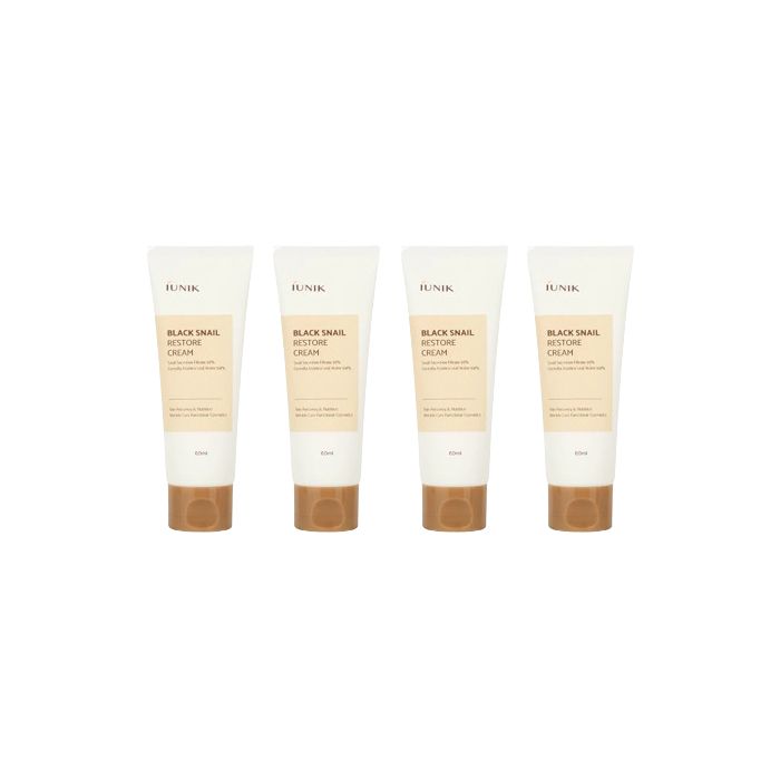 iUNIK Black Snail Restore Cream - 60ml (4ea) Set