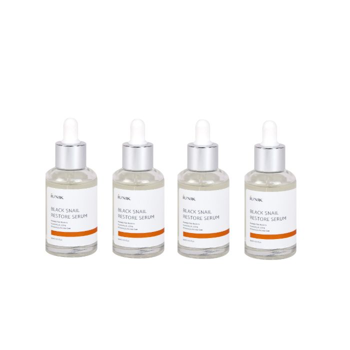 iUNIK Black Snail Restore Serum - 50ml (4ea) Set
