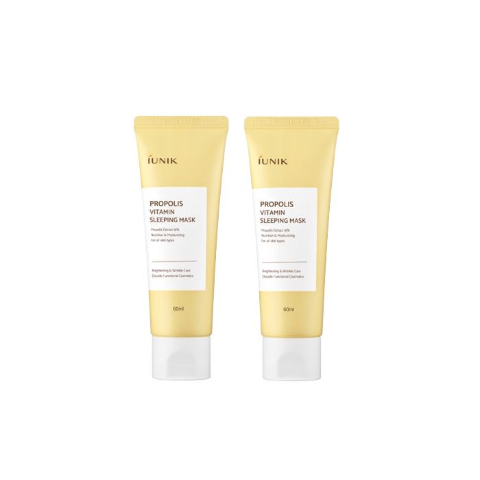 IUNIK Propolis Vitamin Sleeping Mask - 60ml (2ea) Set