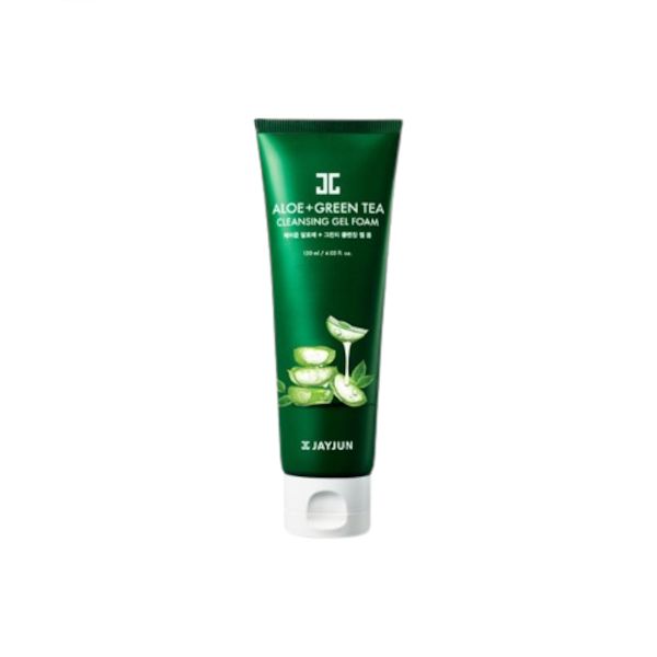 JAYJUN Aloe+Green Tea Cleansing Gel Foam - 120ml